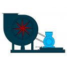 Вентилятор радиальный (центробежный) пылевой ВЦП 6-45 №6,3